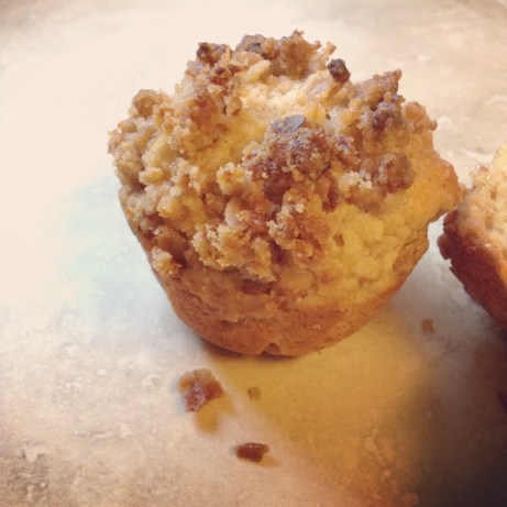 pear & granola crisp muffins via she likes to eat