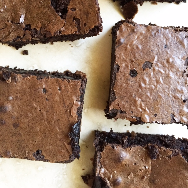 mexican dark chocolate brownies via she likes to eat